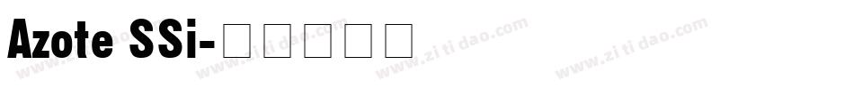 Azote SSi字体转换